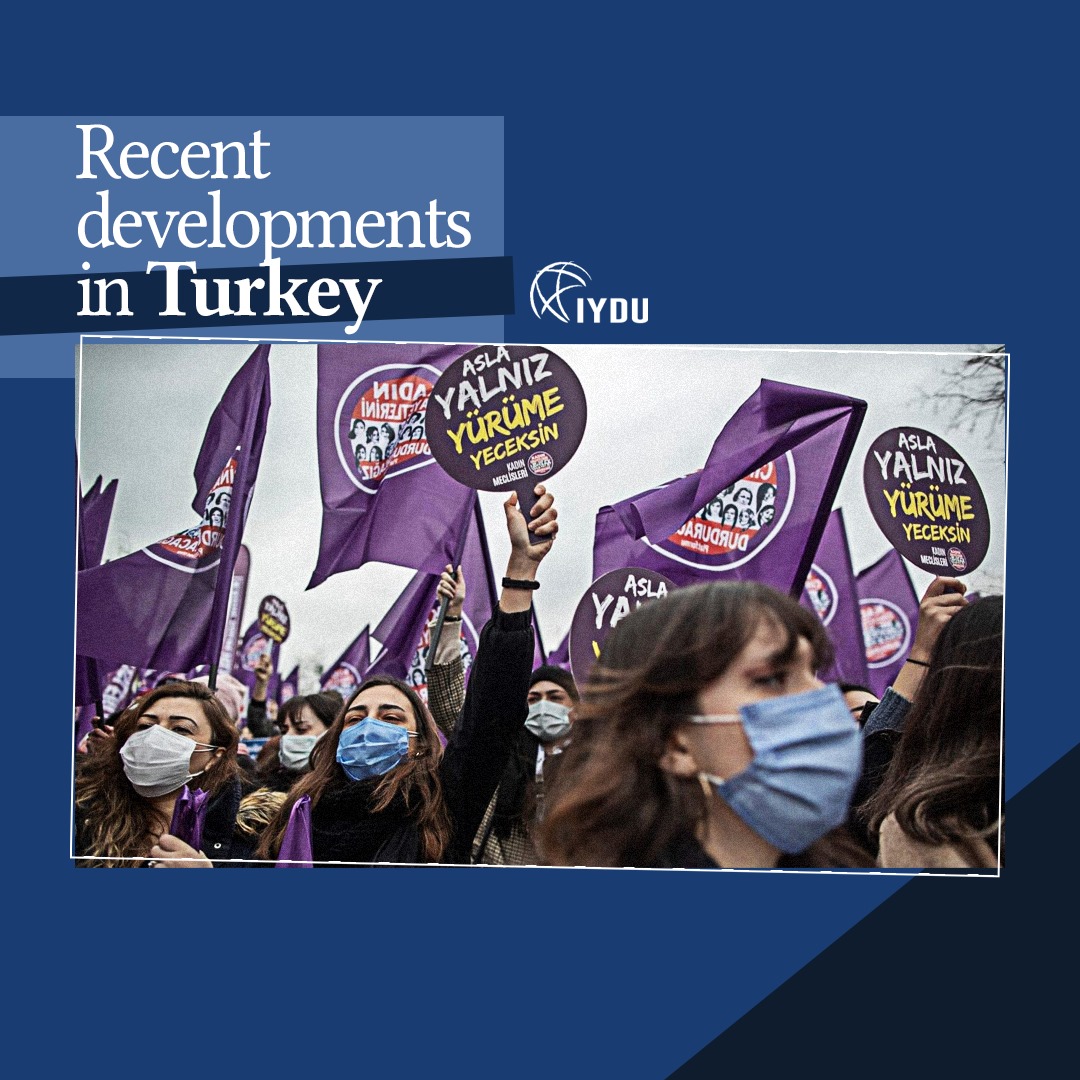 IYDU expresses its concerns about the recent developments in Turkey